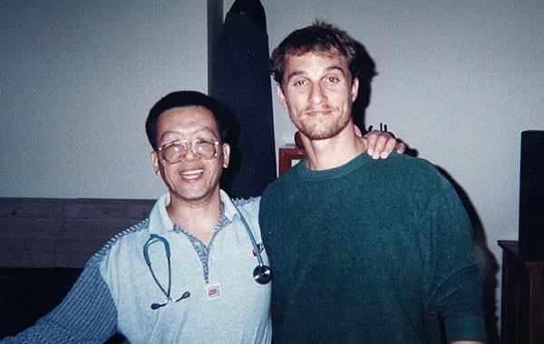 Dr. Jim Savage and Matthew McConaughey
